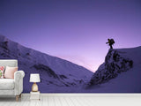 Fototapete Der Schneewanderer