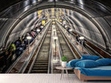 Fototapete in der Metro