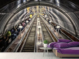 Fototapete in der Metro