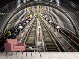 Fototapete in der Metro