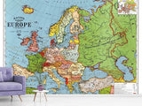 Fototapete Karte Europa
