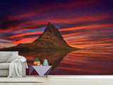 Fototapete Kirkjufell bei Sonnenuntergang