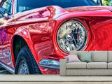 Fototapete Roter Oldtimer