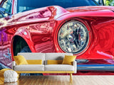 Fototapete Roter Oldtimer