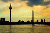 Fototapete Skyline im Abendlicht