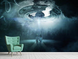 Fototapete Vorsicht Ufo