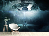 Fototapete Vorsicht Ufo
