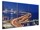 Leinwandbild 3-teilig Busan Südkorea