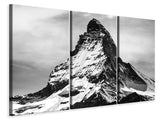 Leinwandbild 3-teilig Das prachtvolle Matterhorn