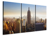 Leinwandbild 3-teilig Empire State Building