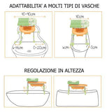 BREVI Wickeltisch + Bagnotime Bad - Acqua