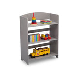 DELTAKIDS - Aufbewahrungsregal für Kinder Spielzeug / Holzbücher - Grau