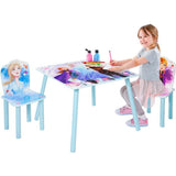 DISNEY FROZEN 2er Set Frozen Tisch und 2 Stühle für Kinder - Blau