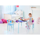 DISNEY FROZEN 2er Set Frozen Tisch und 2 Stühle für Kinder - Blau