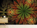 Fototapete Abstraktes Blumenmuster