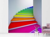 Fototapete Bunte Treppe