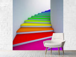 Fototapete Bunte Treppe