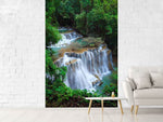 Fototapete Deep Forest Waterfall