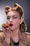Fototapete Pin Up Kuss