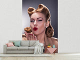Fototapete Pin Up Kuss