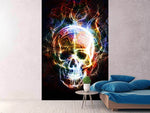Fototapete Psychedelic Skull