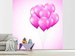 Fototapete Rosarote Luftballons