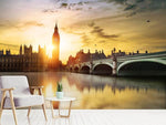 Fototapete Skyline Big Ben im Sonnenuntergang