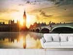 Fototapete Skyline Big Ben im Sonnenuntergang