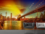 Fototapete Skyline Brooklyn Bridge NY
