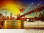 Fototapete Skyline Brooklyn Bridge NY