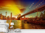 Fototapete Skyline Brooklyn Bridge NY