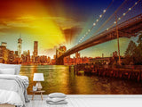 Fototapete Skyline Brooklyn Bridge NY