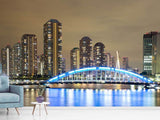 Fototapete Skyline Tokio in der Nacht