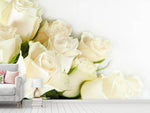 Fototapete Weisse Rosen