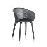 IDEA Set bestehend aus 2 Nora Black Gartenstühlen
