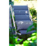 JARDIN PRIVE Dekoratives Kissen Fjord Schwarz - 50x30 cm
