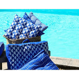 PRIVATE GARDEN Sitzmatratze 9 Cap Helsinki Indigo - 46x46x6 cm