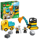 LEGO DUPLO Construction 10931 LKW und Baggerlader