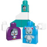 MEGA BLOKS Die Eco Polar Friends - 10 Blöcke - 12 Monate und +