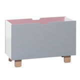MOMENTO Norway Spielzeugkiste Pink-Grey pearl