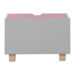 MOMENTO Norway Spielzeugkiste Pink-Grey pearl