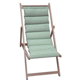 PRIVATE GARDEN Helsinki Quilted Chilean - Mit abnehmbarer Leinwand - 3 Neigungspositionen - Verbena Grün