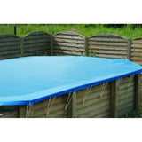 UBBINK Sicherheitsabdeckung für Schwimmbad 300x490 - Blau