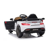 Mercedes GT-R AMG Weiß 12V Gummiräder + Fernbedienung