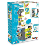 SMOBY - Händler + 34 Zubehör + Wagen