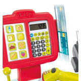SMOBY Große rote Registrierkasse + 27 Acs