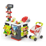 SMOBY Super Market mit Trolley + 42 Zubehör