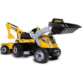 SMOBY Tractor Builder Max Baggerlader und Anhänger - Gelb