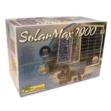 UBBINK Solarmax 1000 Solarteichpumpe mit Panel + Batterie + Vulkanwasserstrahlen und Glocke