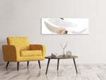 Leinwandbild Panorama XXL Orchideenblüte